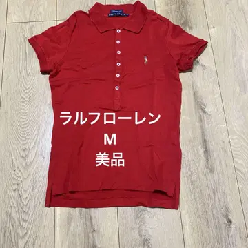 Ralph Lauren The Skinny 폴로 M 레드