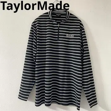 TaylorMade 테일러메이드 남성용 하프 지퍼 긴팔 셔츠