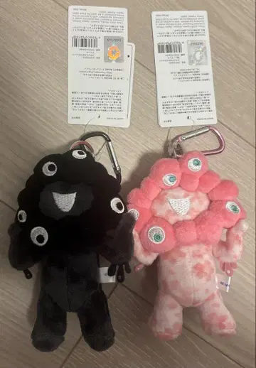 오사카 만박 블랙 얏쿠 얏쿠 카라비너 포함 마스코트 스탠딩 벚꽃 핑크
