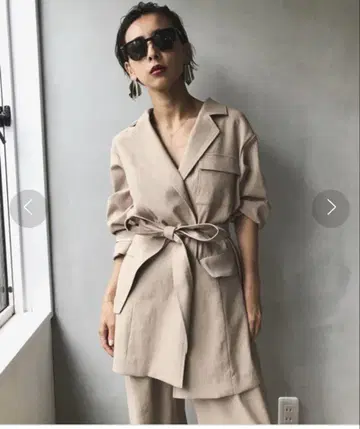 Ameri 아메리빈티지 LITTLE LINEN OVER JACKET
