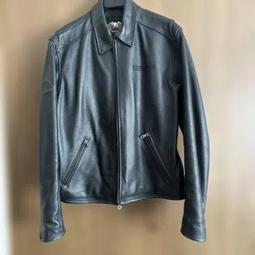 HARLEY-DAVIDSON 싱글 라이더 가죽 자켓 블랙
