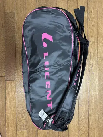 LUCENT 라켓 백 블랙 핑크