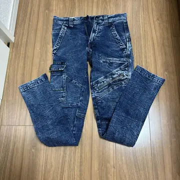 TORACHI 가공 데님 워크 팬츠 S