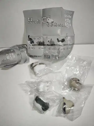 화난 고양이 3 5종 컴플리트