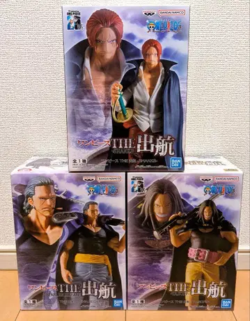 원피스 THE 출항 빨간 머리 해적단 샹크스 벡맨 야솝 3종