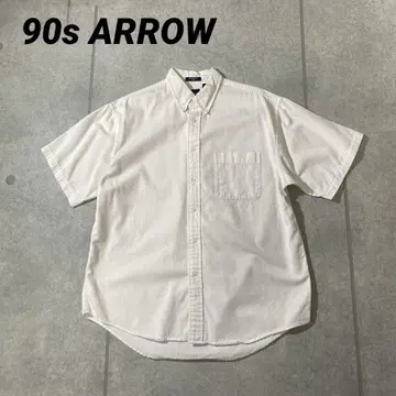 90년대 빈티지 ARROW 애로우 옥스퍼드 버튼 다운 화이트 L