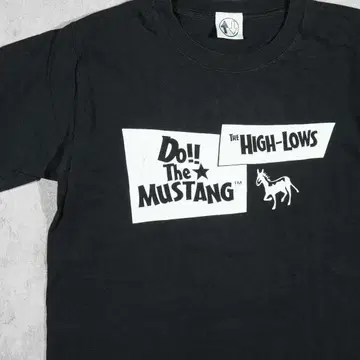 밴딩 티셔츠 THE HIGH-LOWS 티셔츠 블루 하츠 크로마니온즈