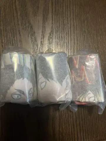 하이큐!! Yummy 마스코트 파우치 데라쿠스 가챠 3개 세트