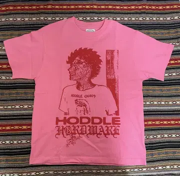 HODDLE 핑크 티셔츠 M