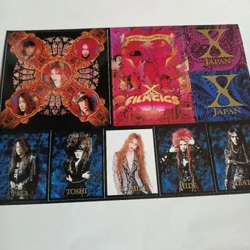1993년 FILM GIG 한정판 스티커 시트 X JAPAN