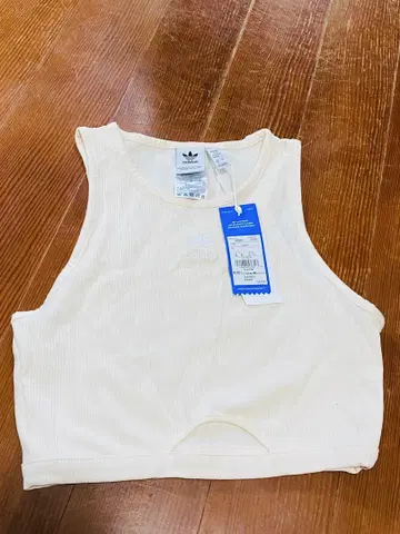 아디다스 아이보리 탱크탑 H06611