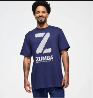 ZUMBA 정품 7월 신상 프리 사이즈 네이비 티셔츠