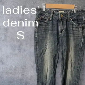 ladies' denim S 다크 블루 청바지