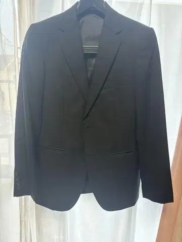COMME CA 블랙 비즈니스 자켓 XS 정장 남성용