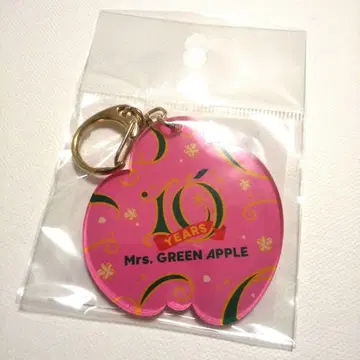 Mrs. GREEN APPLE 10주년 키링 핑크 신주쿠 신상품