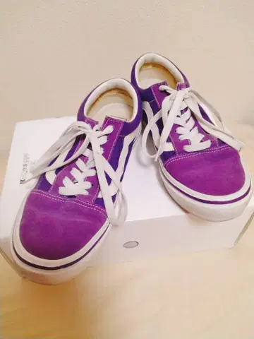 VANS 경량 올드스쿨 퍼플 스니커즈