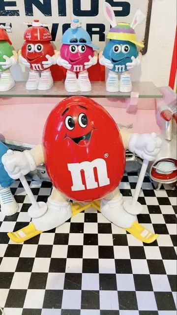 M&M's 스키 피규어 약 30cm