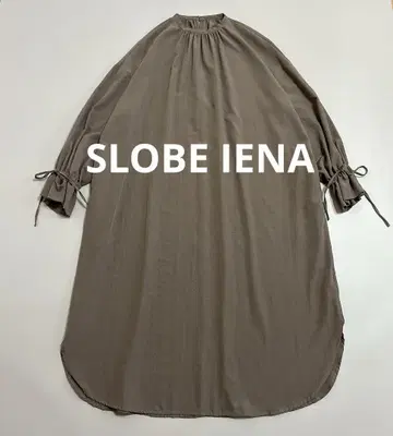 SLOBE IENA 슬로브 이에나 스팬 브로드 개더 원피스