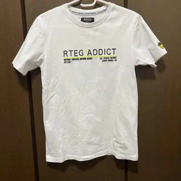 RTEG ADDICT 티셔츠 화이트