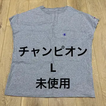 챔피온 그레이 티셔츠 반팔 미사용 L