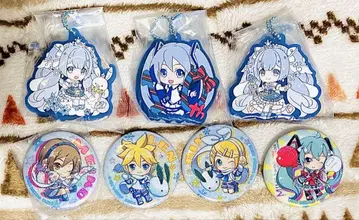Snow Miku 러버 스트랩 캔 배치 세트 가챠가챠 유키 미쿠