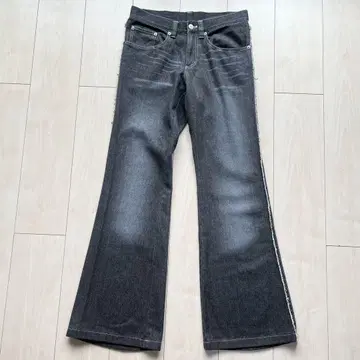 Y2K 00s TORNADO MART 부츠 컷 데님 팬츠 S