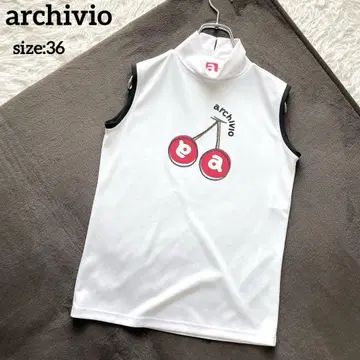 archivio 아르치비오 하이넥 골프웨어 체리 체리 36