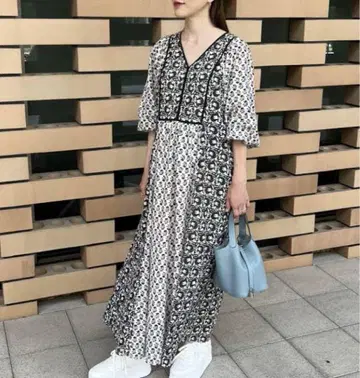누키테파 롱 원피스 S