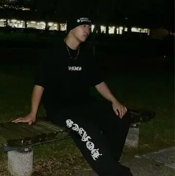블랙 HOMIES UNITY 남성용 셋업 L 사이즈
