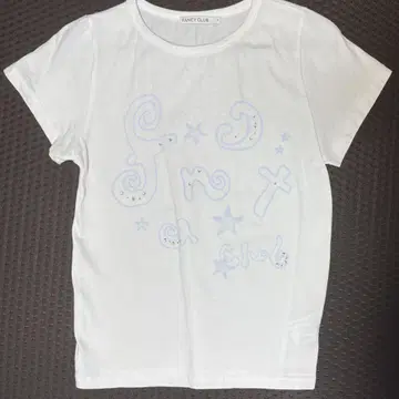 fancy club 팬시 클럽 Gliter Mazy Logo Tee