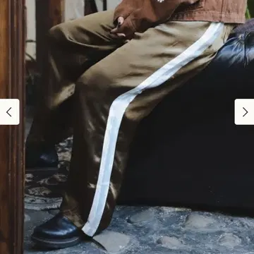 빔즈 새틴 라인 팬츠 ambiance Satin Line Pants