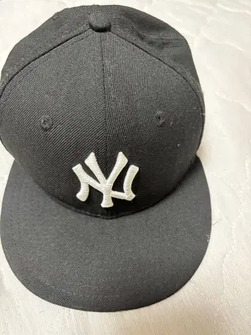NY 로고 블랙 야구 모자 7 1/4