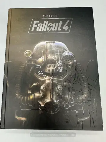 해외판 영어 하드 커버 Art of Fallout 4 설정 자료집