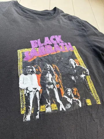 Black Sabbath 티셔츠 빈티지