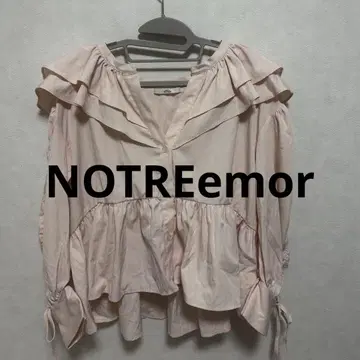 NOTREemor 프릴 디자인 블라우스