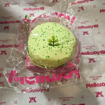 Melljoy 그린 컬러 마카롱 모양 스퀴즈