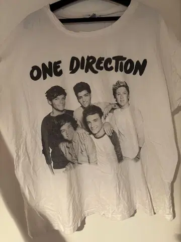 초레어 One Direction 티셔츠 사이즈 20 화이트