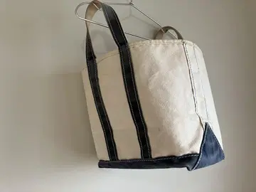 엘엘빈 토트백 네이비 2색 택 기자 택