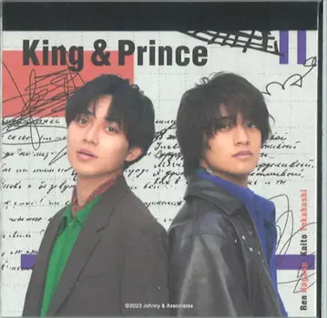 King&Prince 23년 포트레이트 시리즈 마시카쿠 메모