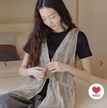 니코앤드 모듬 프릴 튤 베스트