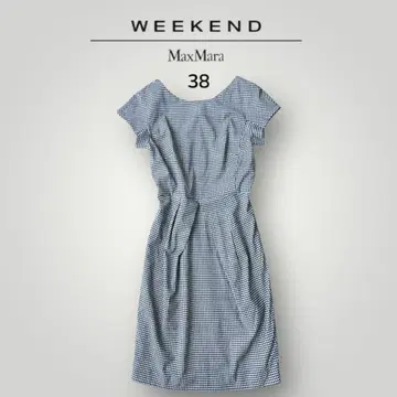 Weekend Max Mara 깅엄 체크 원피스 38