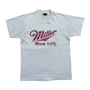 ~90's Miller High Life 티셔츠 M 사이즈 맥주 티셔츠