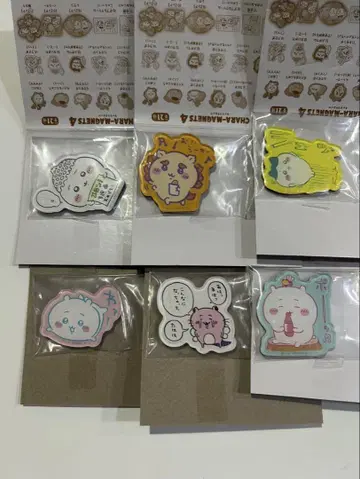 치이카와 (먼작귀) 캐릭터 자석 6개 세트