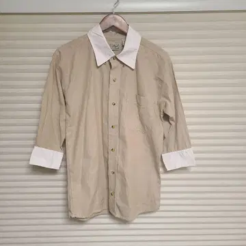 L.L.Bean 7부 기장 클레릭 셔츠 L 사이즈