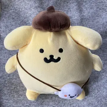 문구와 함께 폼폼푸딩 봉제 인형 콜라보 산리오