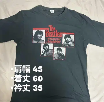 The Beatles 그래픽 티셔츠 다크 그레이