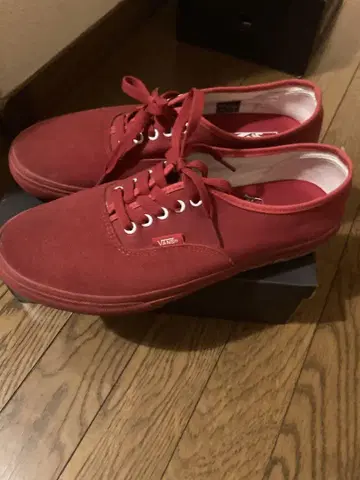 Vans 레드 스니커즈 OFF THE WALL