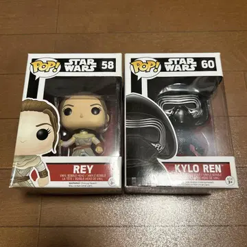 Funko Pop! 스타 워즈 카일로 렌 레이 피규어 세트