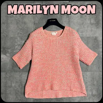 MARILYN MOON (마릴린 문) 7부 소매 니트 탑 썸머 스웨터