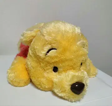 푸우 봉제 인형 누워있는 디자인